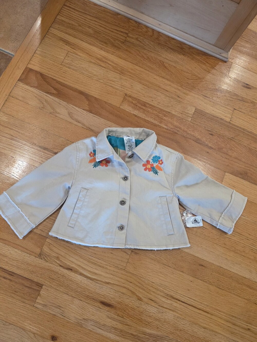 Disney Moana Cropped Jacket Nwt